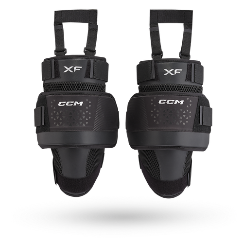 Vist Large View of Product Image Which is New CCM XF Goal Knee Pads Int.