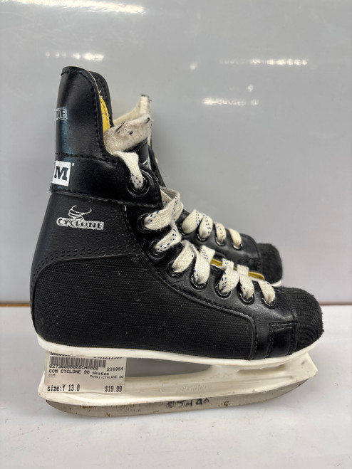 Used CCM CYCLONE 90 Youth Hockey Skate Youth 13.0 11857-S000092406