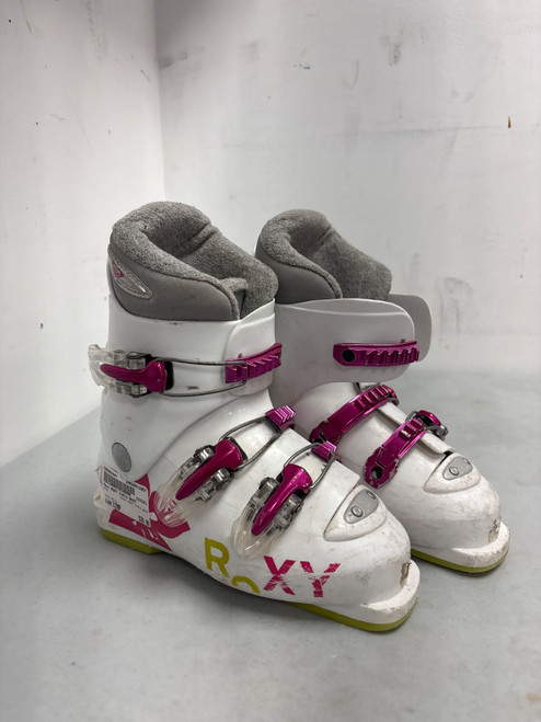Vist Large View of Product Image Which is Used Roxy ROXY GIRLS BOOT Girls DH Ski Boot White 215 MP - J03