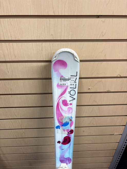 Vist Large View of Product Image Which is Used Volkl CHICA Girls DH Ski/Binding None 120 cm