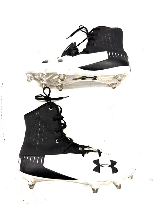 Used Under Armour Adult FB Cleats Black Senior 12 11860-C000289581