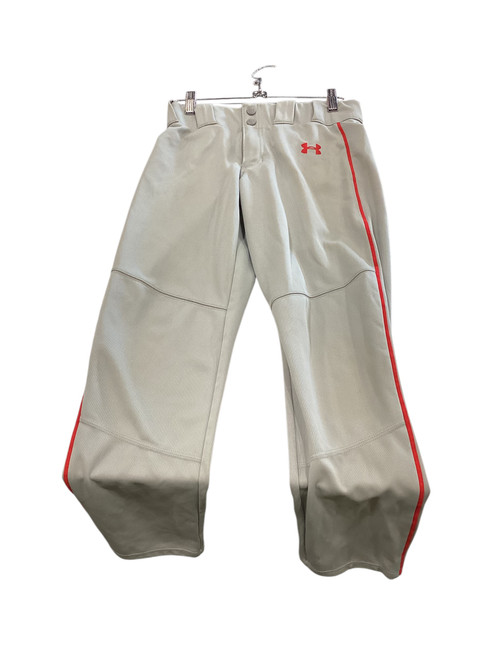 Vist Large View of Product Image Which is Used Under Armour BASEBALL PANTS BB/SB Pant Boys Grey LG 11884-S000044868