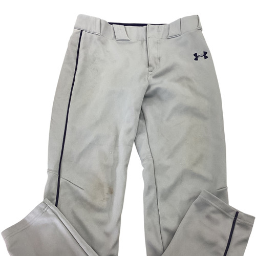 Vist Large View of Product Image Which is Used Under Armour BASEBALL PANTS BB/SB Pant Boys Grey LG 11760-S000074473