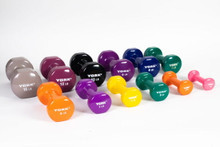 Vist Large View of Product Image Which is New 9LB VINYL DIPPED DUMBELL