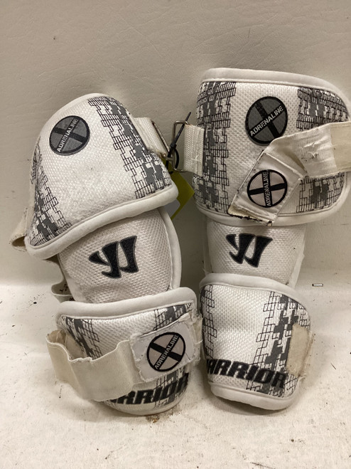 Vist Large View of Product Image Which is Used Warrior ADRENALINE Lacrosse Arm Pads/Guards White MD 11725-S000484222