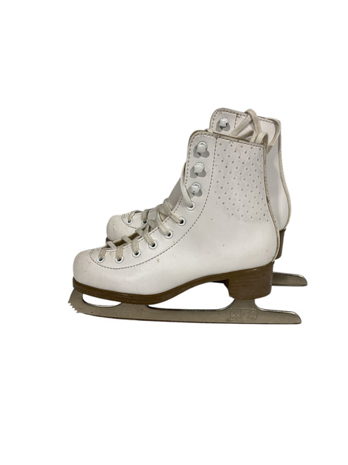 Vist Large View of Product Image Which is Used ICE SKATES Girls Figure Skate White Junior 02