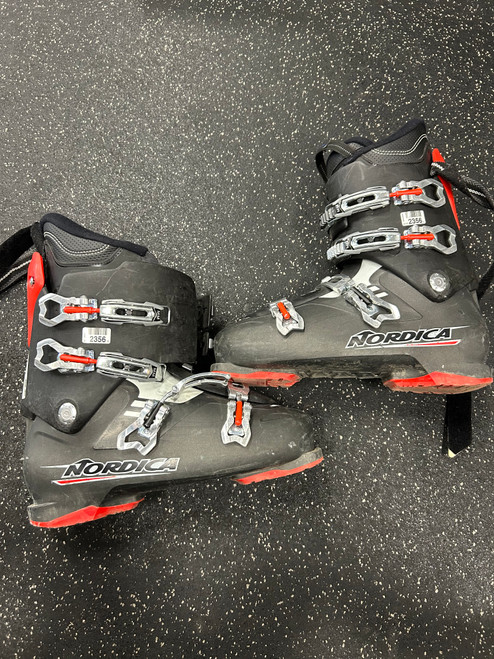 Vist Large View of Product Image Which is Used Nordica NXT X80R Mens DH Ski Boot Black 305 MP - M12.5