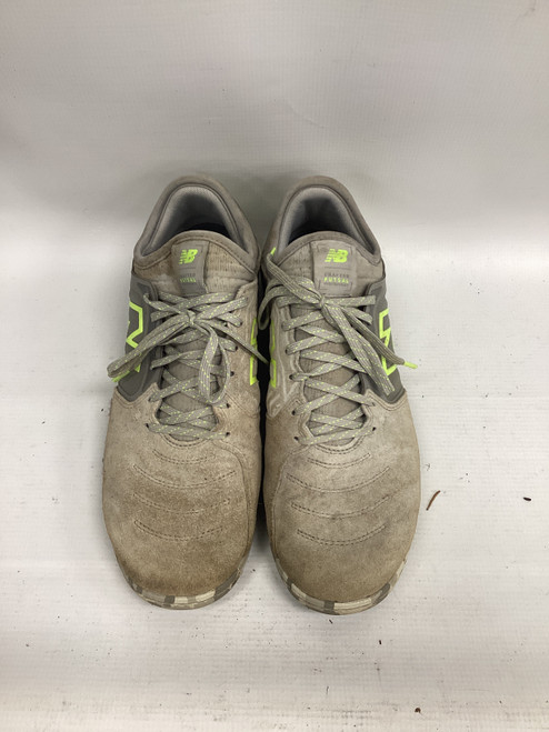 Vist Large View of Product Image Which is Used New Balance Soccer Indoor Shoes White Senior 10.5