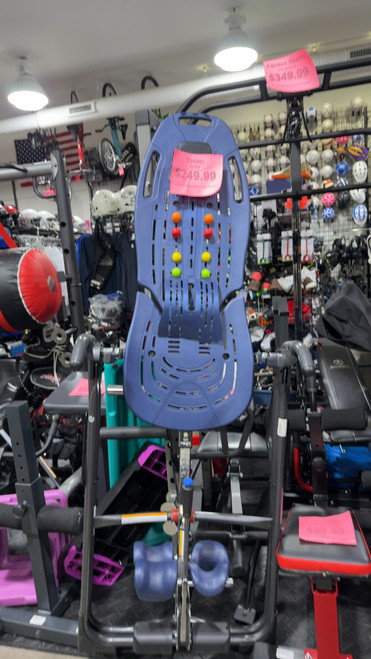 Vist Large View of Product Image Which is Used Teeter EP-970 Inversion Table Navy Blue