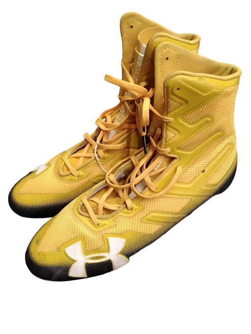 Vist Large View of Product Image Which is Used Under Armour Adult FB Cleats Yellow Senior 12 11799-S000192840