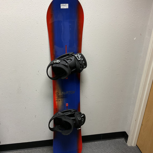 Vist Large View of Product Image Which is Used Burton PROCESS FLYING-V Mens Board/Bindings Navy Blue And Red 157 cm 11855-S000183224