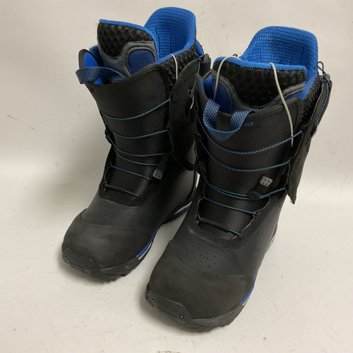 Vist Large View of Product Image Which is Used Burton SLX Mens Snowboard Boots Black And Navy Blue Senior 11 11855-S000183223