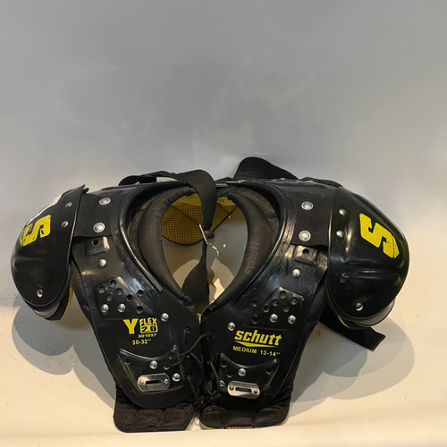 Used Schutt FLEX 2.0 FB Shoulder Pads Black MD 11878-S000018932