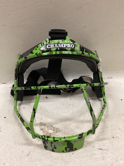 Used Champro CAMO FIELDERS MASK BB/SB Fielders Mask Green MD 11725-S000484265