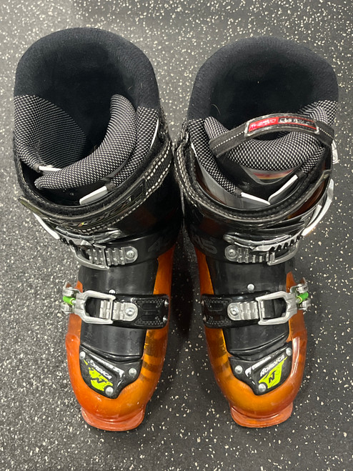 Vist Large View of Product Image Which is Used Nordica TRANSFIRE R1 Mens DH Ski Boot Orange 285 MP - M10.5 - W11.5