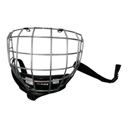 Vist Large View of Product Image Which is Used CCM FL40 Hockey Wire Mask Black SM