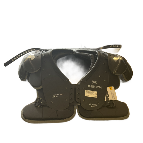 Used Xenith PRO SKILL SHOULDER PADS FB Shoulder Pads Black XL 11852-S000023836