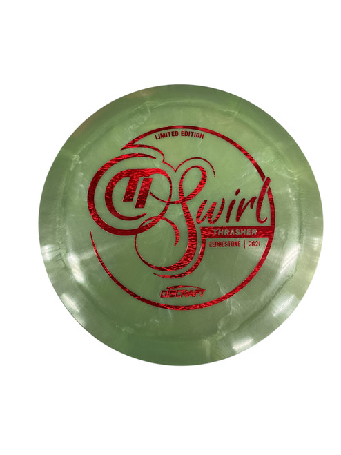 Vist Large View of Product Image Which is Used Discraft THRASHER Disc Golf Driver Grey 178g