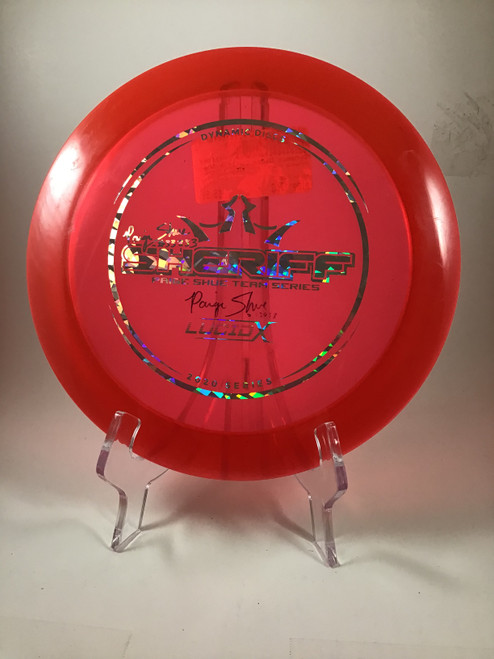 Vist Large View of Product Image Which is Used Dynamic Discs LUCID X SHERIFF Disc Golf Driver Red 176g 10105-S000279996