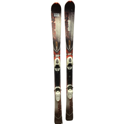 Vist Large View of Product Image Which is Used Salomon XWING Boys DH Ski/Binding Black 144 cm