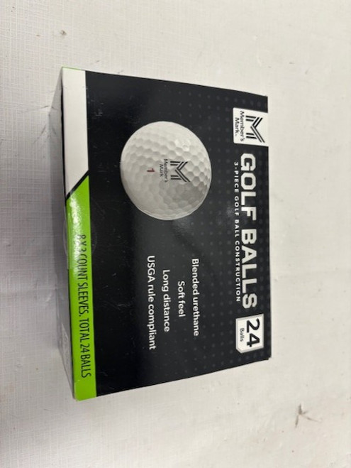 New MEMBERS MARK 3-Piece Golf Balls - 24 Pack 11731-S000137369