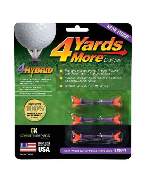 Vist Large View of Product Image Which is Hybrid 4-Yards More Golf Tees