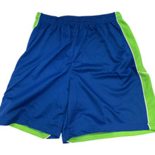 Vist Large View of Product Image Which is New Soccer DriShorts Youth Small Blue/Green