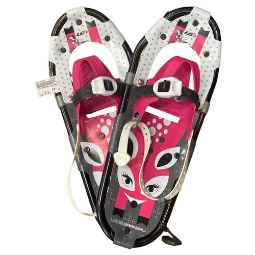 Vist Large View of Product Image Which is Used LOUISGARNEAU Snowshoes Boys Pink 19"