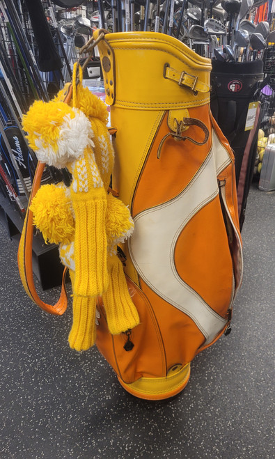 Vist Large View of Product Image Which is Used ROYAL USA GOLF BAG Womens Cart Bag Orange 11781-S000037128