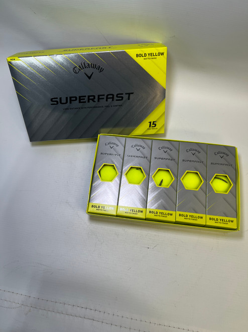 Used Callaway SUPER FAST/BOLD JAUNE 15 Pack - Golf Balls 11843-S000012854