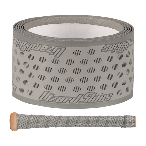 Vist Large View of Product Image Which is New Lizard Skins DSP Ultra Baseball and Softball Bat Grip Tape Platinum Gray- 0.5mm Thickness