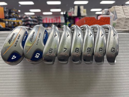 Used Mizuno MX-100 Mens Iron Set RH 4I-GW/AW 10558-S000234231