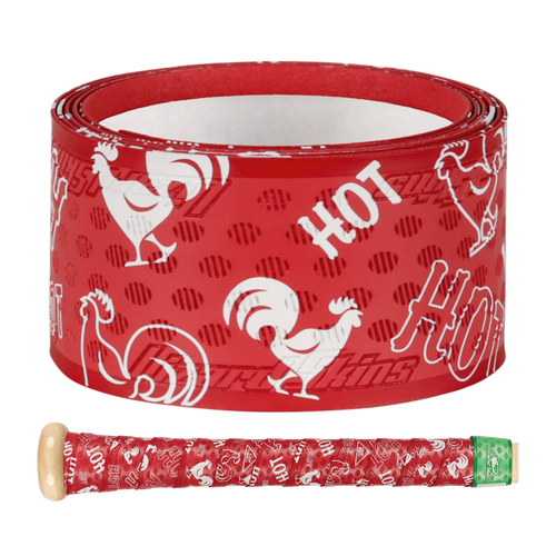 Vist Large View of Product Image Which is Lizard Skins DSP Ultra Bat Grip 1.1MM Hot Stuff #DSPUBB1HS