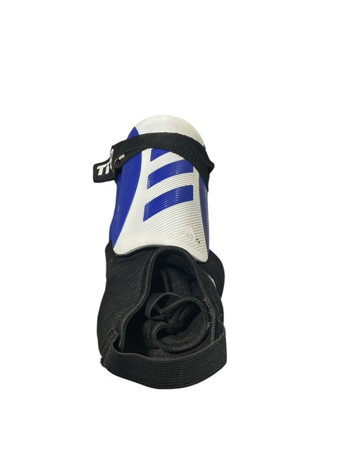 Vist Large View of Product Image Which is Used Adidas Soccer Shin Guards Junior Navy Blue SM