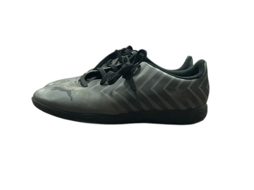 Vist Large View of Product Image Which is USED Puma Soccer Indoor Shoes Black Junior 03.5