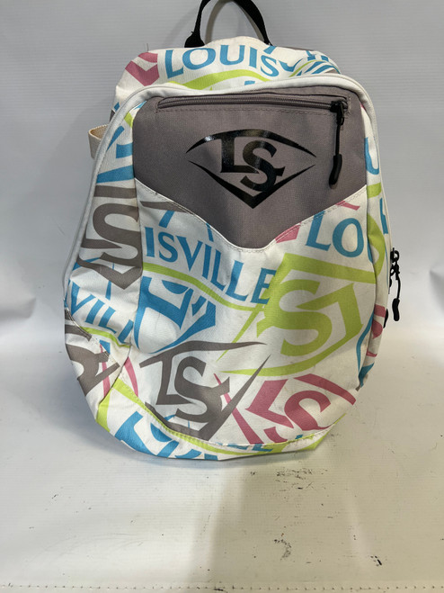 Vist Large View of Product Image Which is Used Louisville Slugger LOUISVILLE SLUGGER BAG BB/SB Player Backpack White