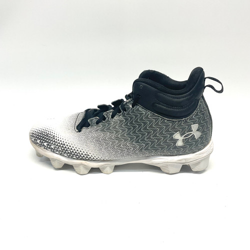 Used Under Armour BB/SB Cleats Black And White Senior 9 11805-S000058622