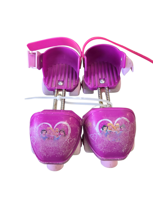 Vist Large View of Product Image Which is Used Disney ADJ OVER SHOE SKATES Child Roller Quad Skates Purple Adjustable 11617-S000323456