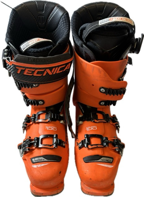 Vist Large View of Product Image Which is Used Tecno Pro FLEX INDEX 130 Mens Snowboard Boots Orange Senior 9
