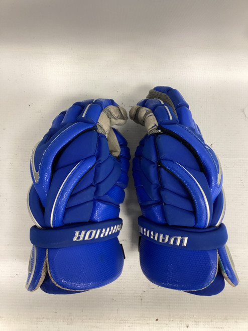 Used Warrior EVO Lacrosse Gloves Mens Royal Blue MD 11851-S000030755