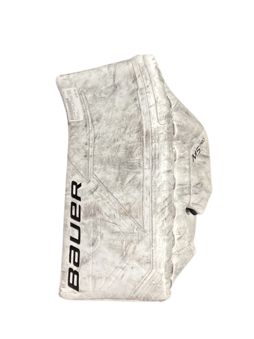 Vist Large View of Product Image Which is Used Bauer SUPREME M5PRO Senior Goalie Blocker White