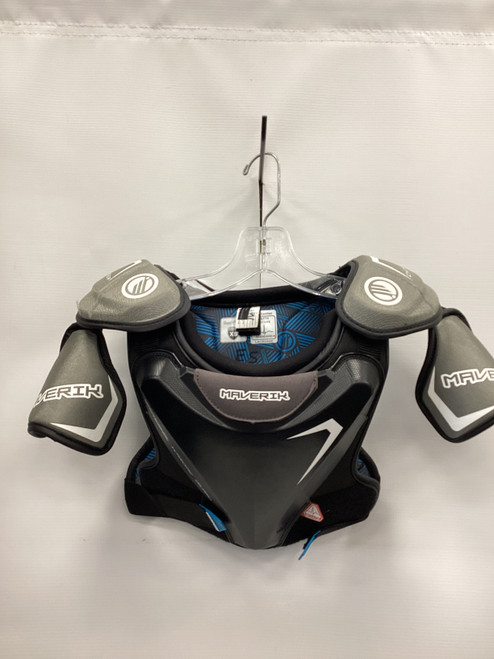 Used Maverik AX EKG Lacrosse Shoulder Pads Black XS 11851-S000030769