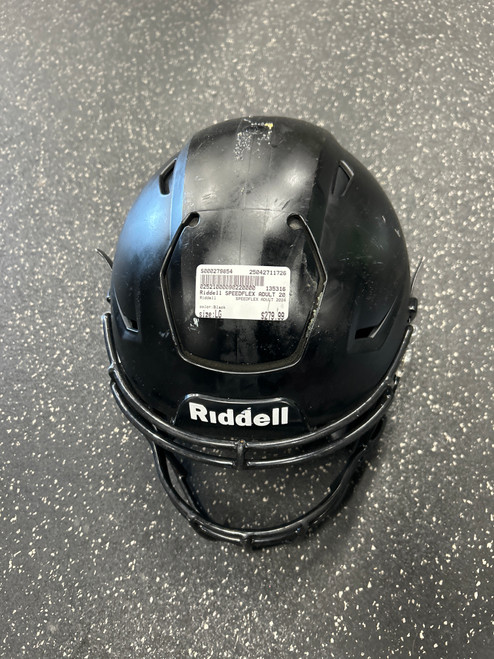 Vist Large View of Product Image Which is Used Riddell SPEEDFLEX ADULT 2024 FB Helmet Black LG 11726-S000279854