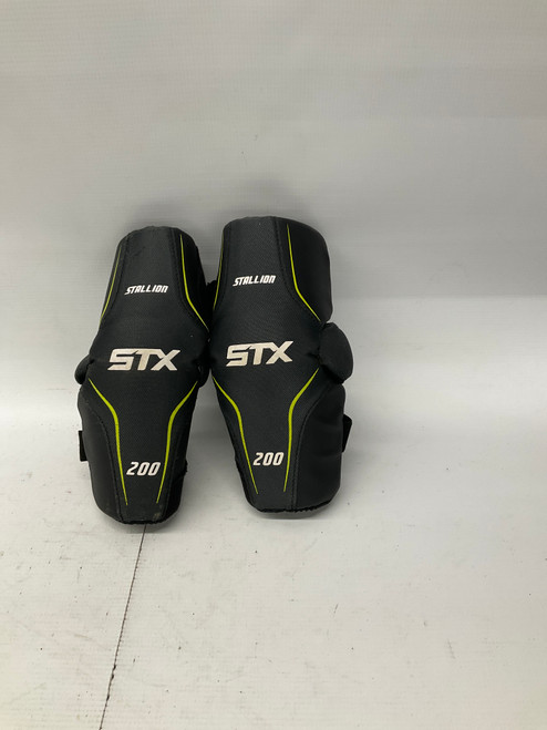 Vist Large View of Product Image Which is Used STX STALLION 200 ARM PADS Lacrosse Arm Pads/Guards Black MD 11836-S000025224