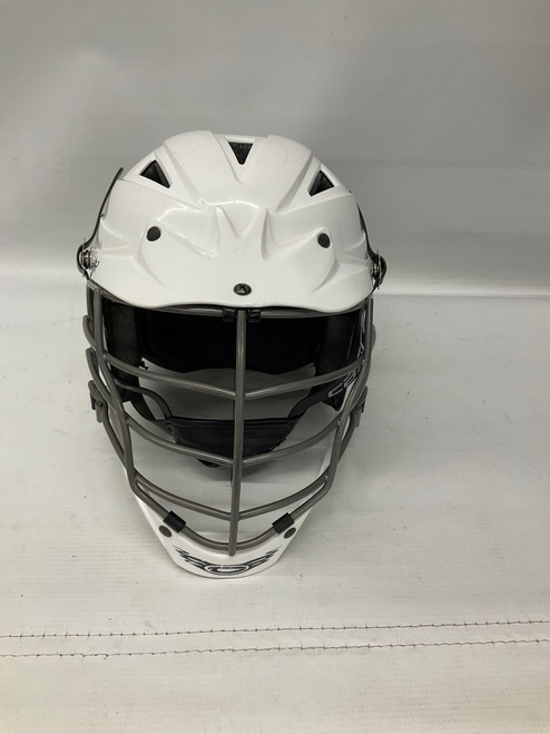 Vist Large View of Product Image Which is Used Cascade CPV-R Lacrosse Helmet White Fits all 11836-S000025225