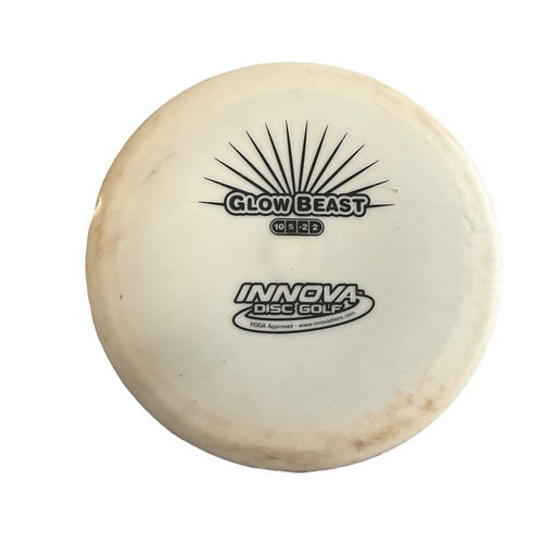 Vist Large View of Product Image Which is Used Innova GLOW DX BEAST Disc Golf Driver White 11794-S000259367