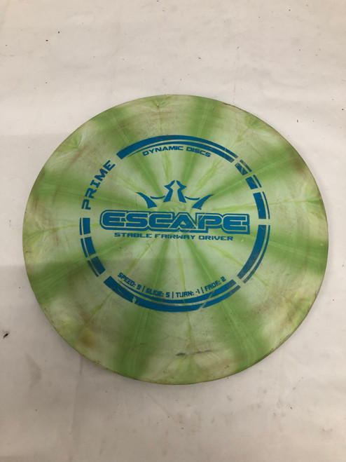 Vist Large View of Product Image Which is Used Dynamic Discs ESCAPE Disc Golf Driver Green 11668-S000106289