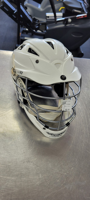 Vist Large View of Product Image Which is Used Cascade CPX R Lacrosse Helmet White One Size 11497-S000147958