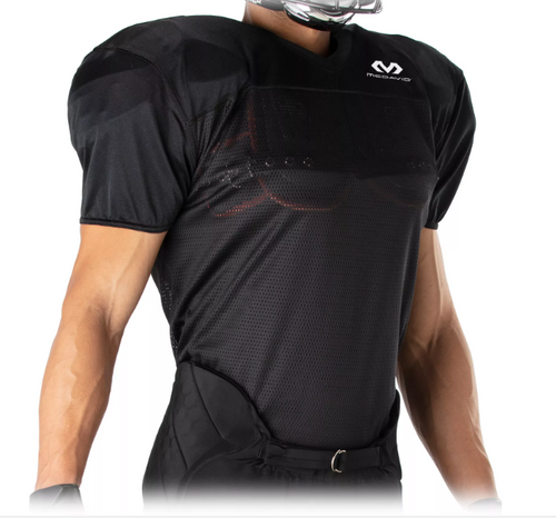 McDavid Rival Football Practice Jersey Black Adult Medium