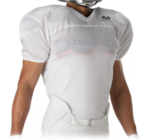 McDavid Rival Football Practice Jersey White Youth extra large